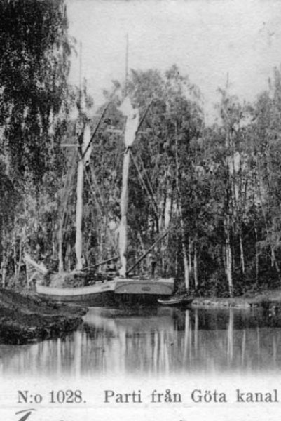 Mina i Göta kanal ca 1900